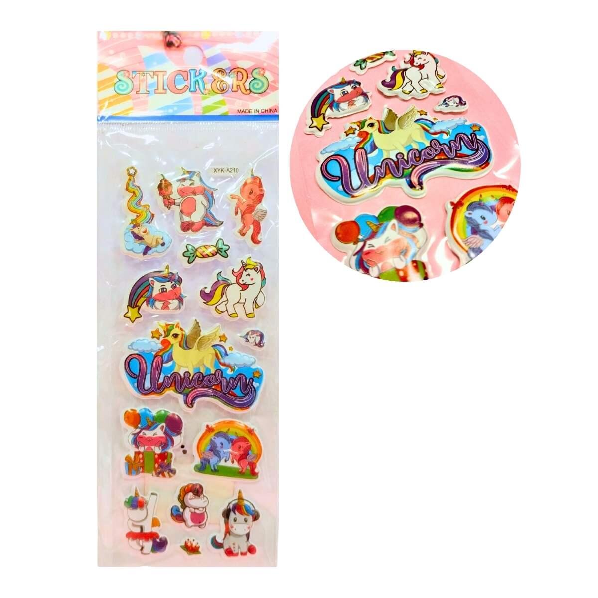 Sticker pop up Unicornio
