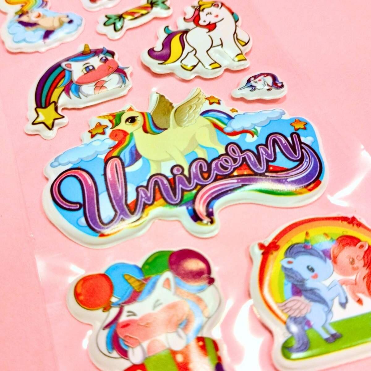 Sticker pop up Unicornio
