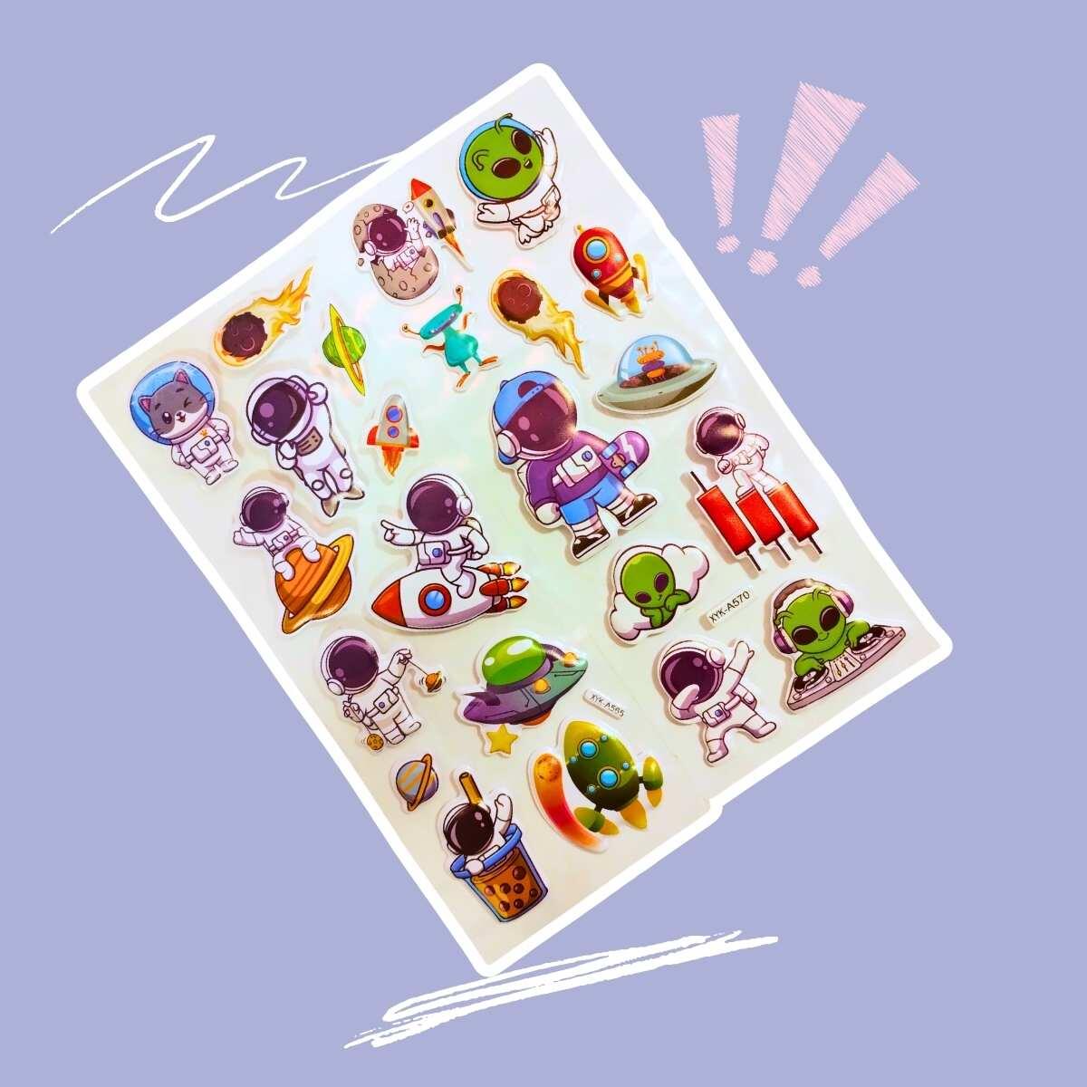 Sticker Pop up Astronauta