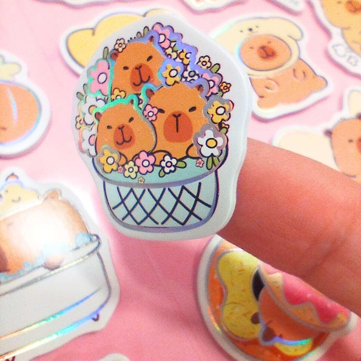 Sticker goma eva Capybara