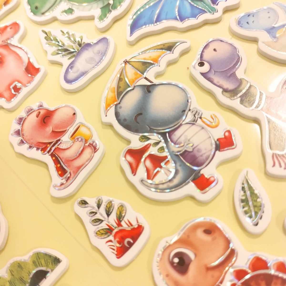 Sticker goma eva Dinos