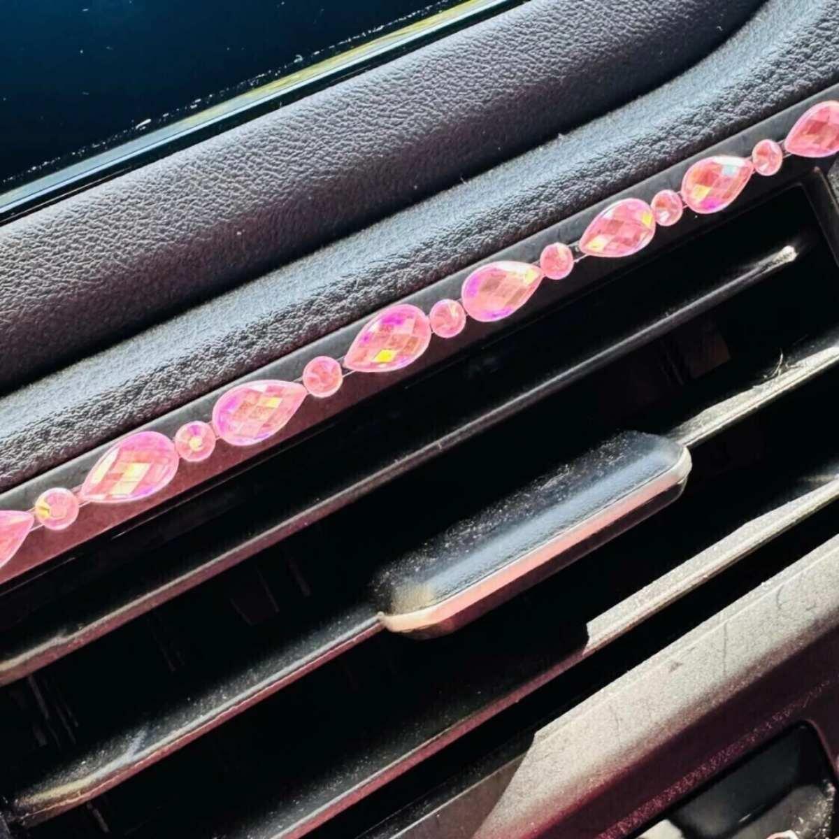 Sticker brillos rosa y lila 