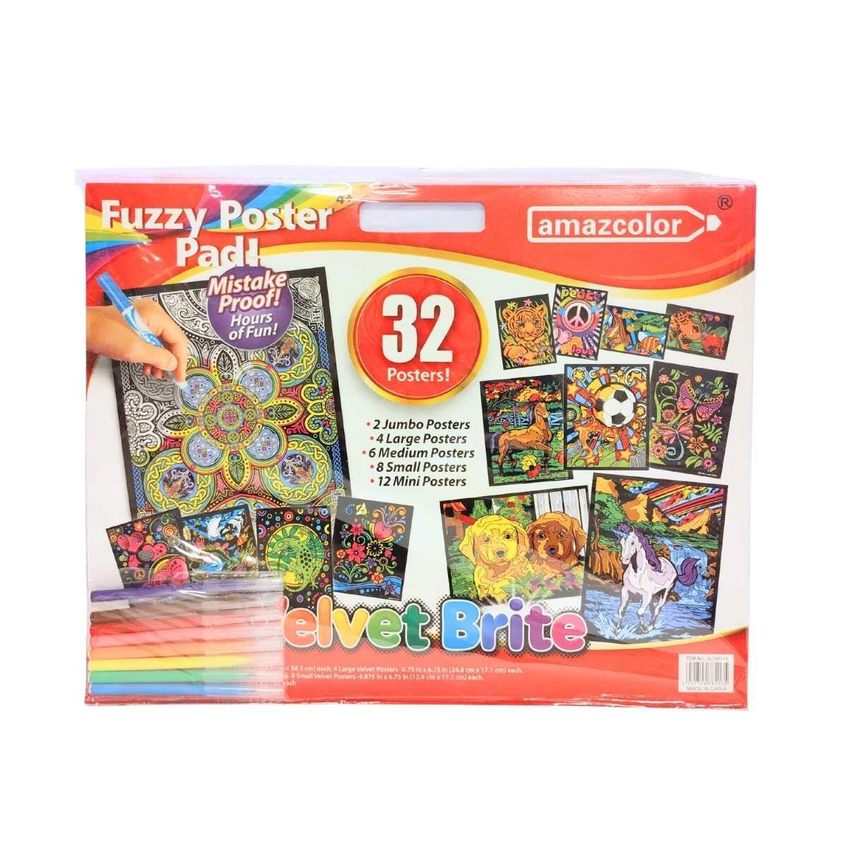 Set para pintar Velvet c/marcadores x 8 colores