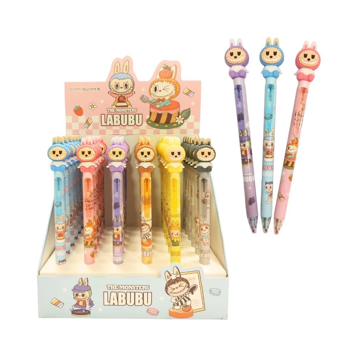 Boligrafo Labubu c/clip cuerpo estampado - 0.5mm