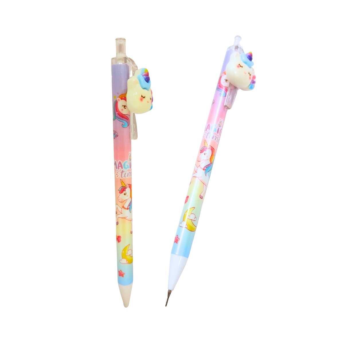 Portamina Unicornio cuerpo estampado - 0.5mm