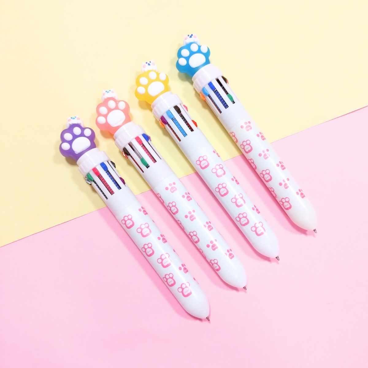 Boligrafo multi x 10 colores Huella