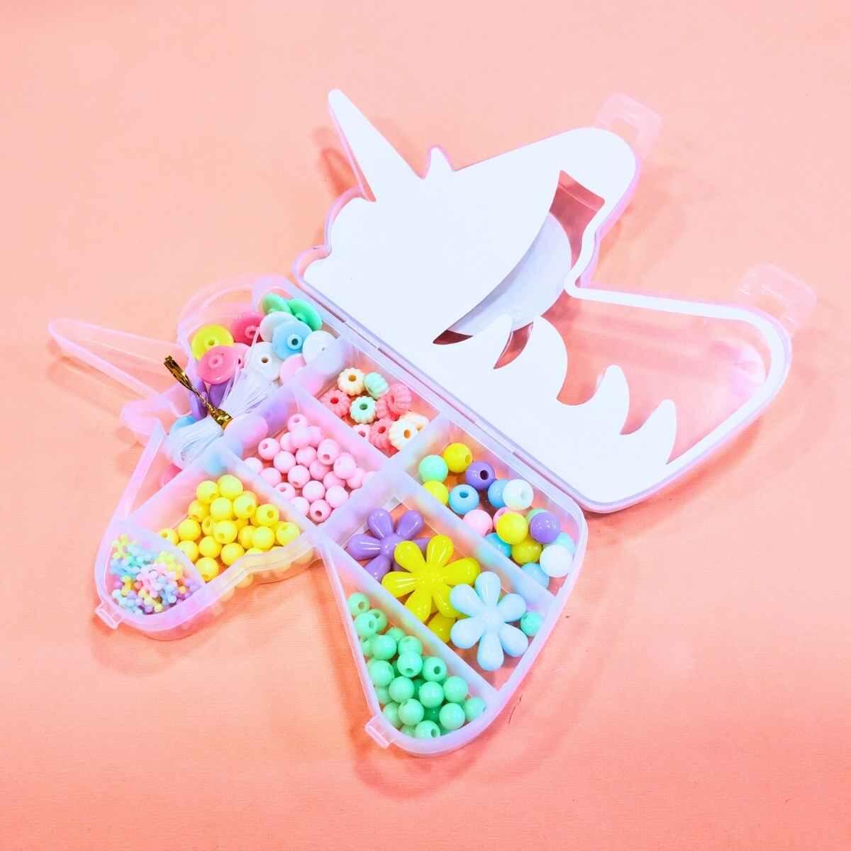 Set bijou Unicornio color pastel - 8 divisiones