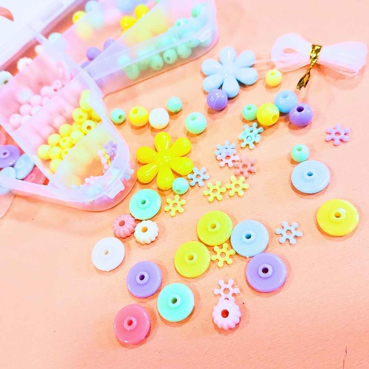 Set bijou Unicornio color pastel - 8 divisiones