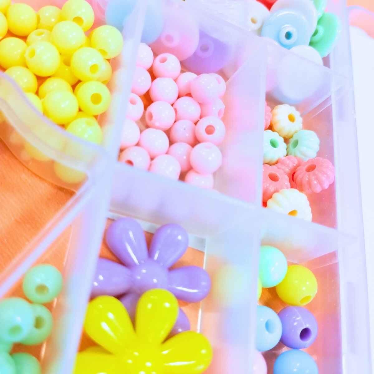Set bijou Unicornio color pastel - 8 divisiones