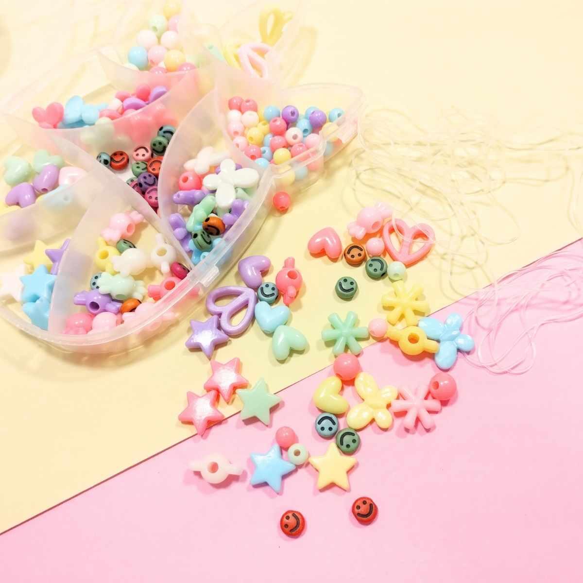 Set bijou Unicornio cabeza color pastel- 9 divisiones