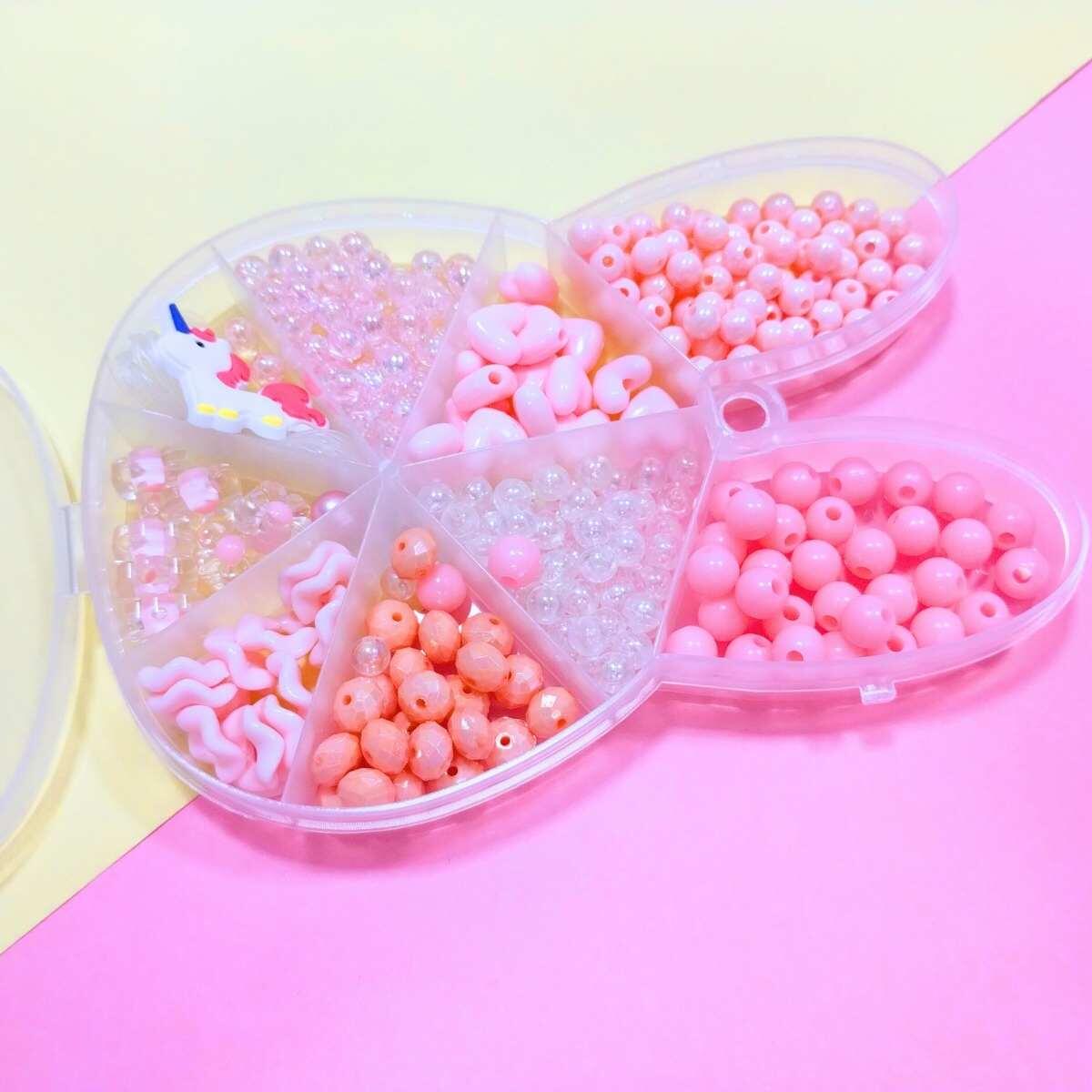 Set bijou Conejo color rosa - 9 divisiones