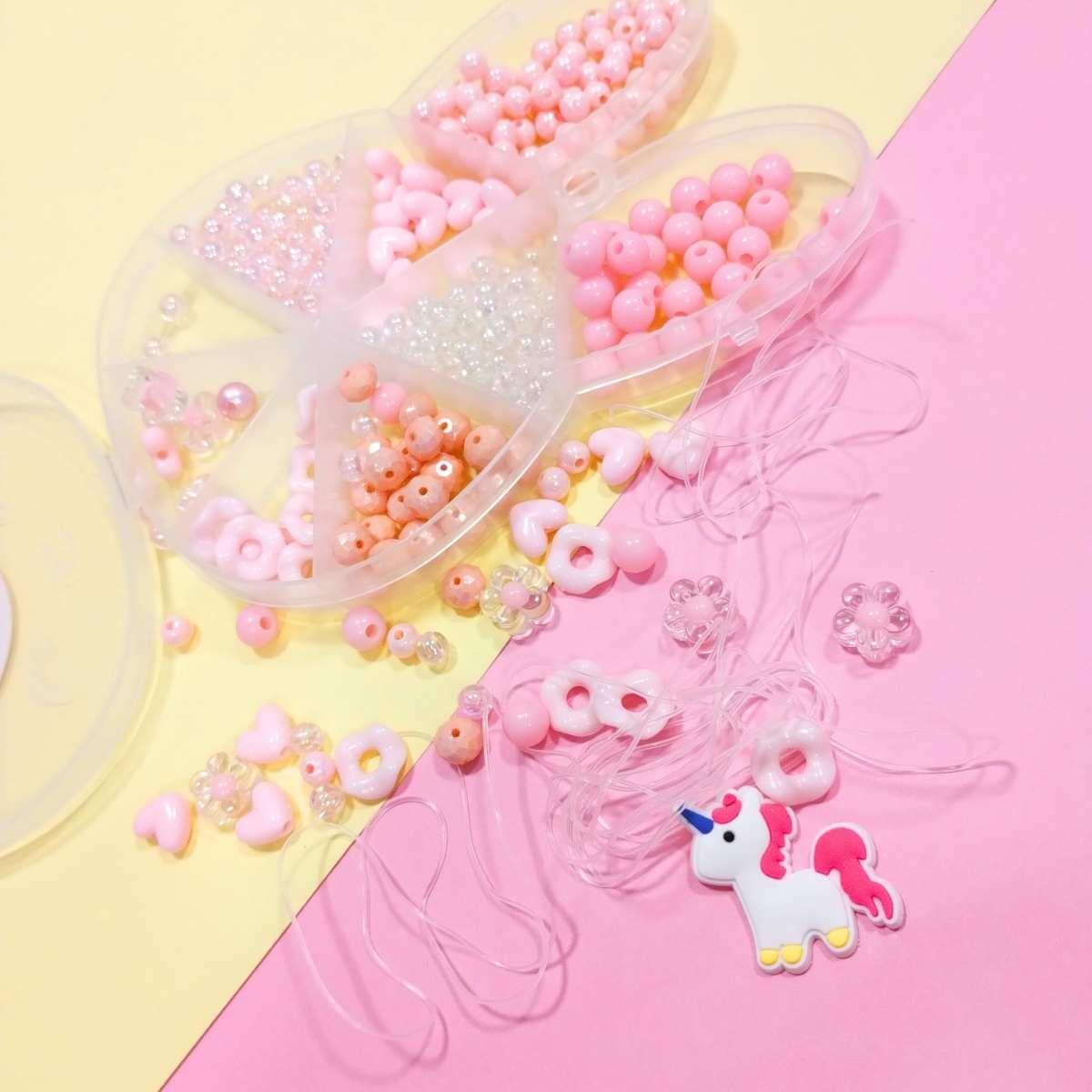 Set bijou Conejo color rosa - 9 divisiones