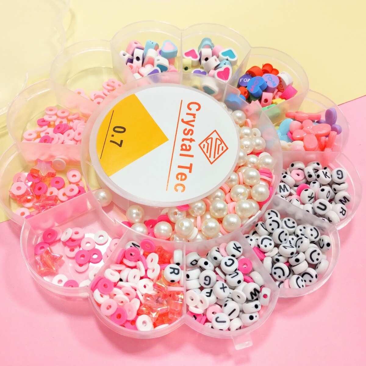 Set bijou Flor c/tanza - 14 divisiones 