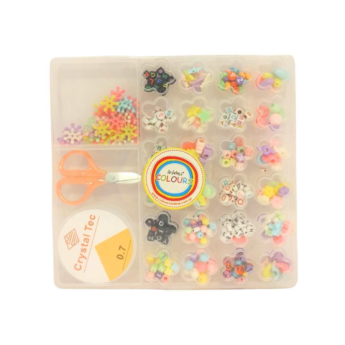 Set bijou c/tanza y tijera - 25 divisiones