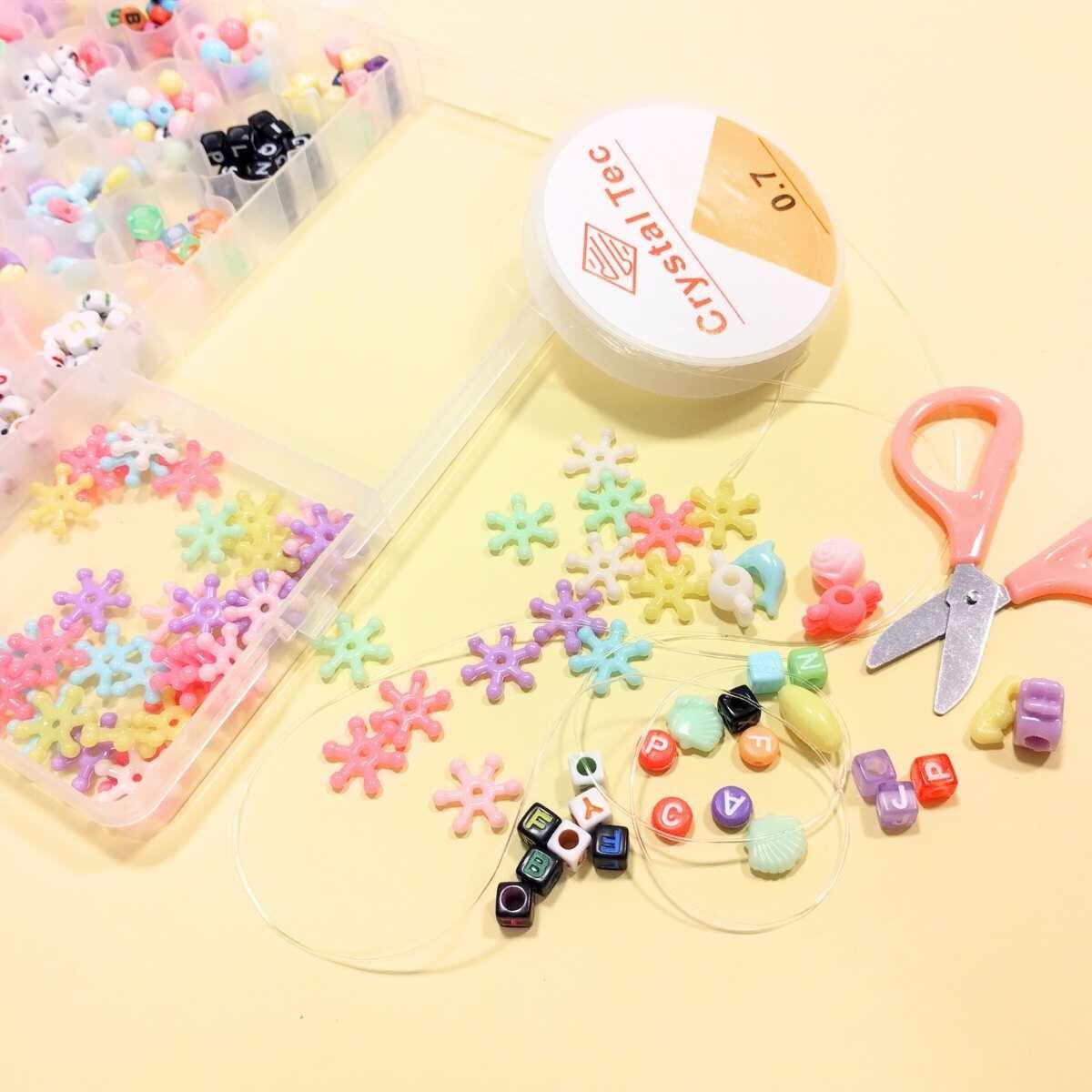 Set bijou c/tanza y tijera - 25 divisiones