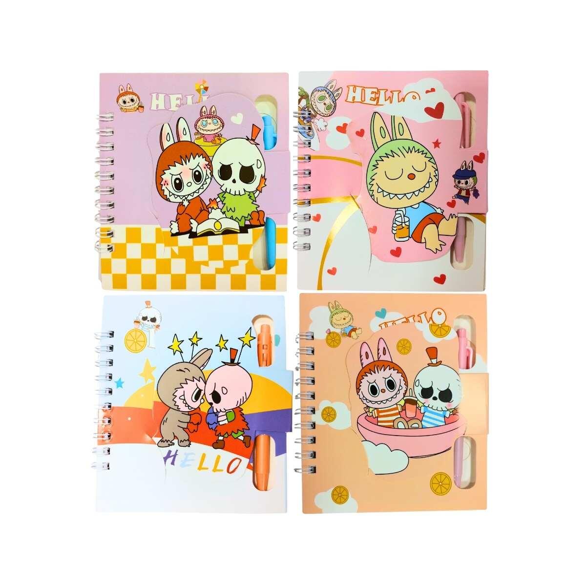 Libreta Labubu c/boligrafo - 50 hojas