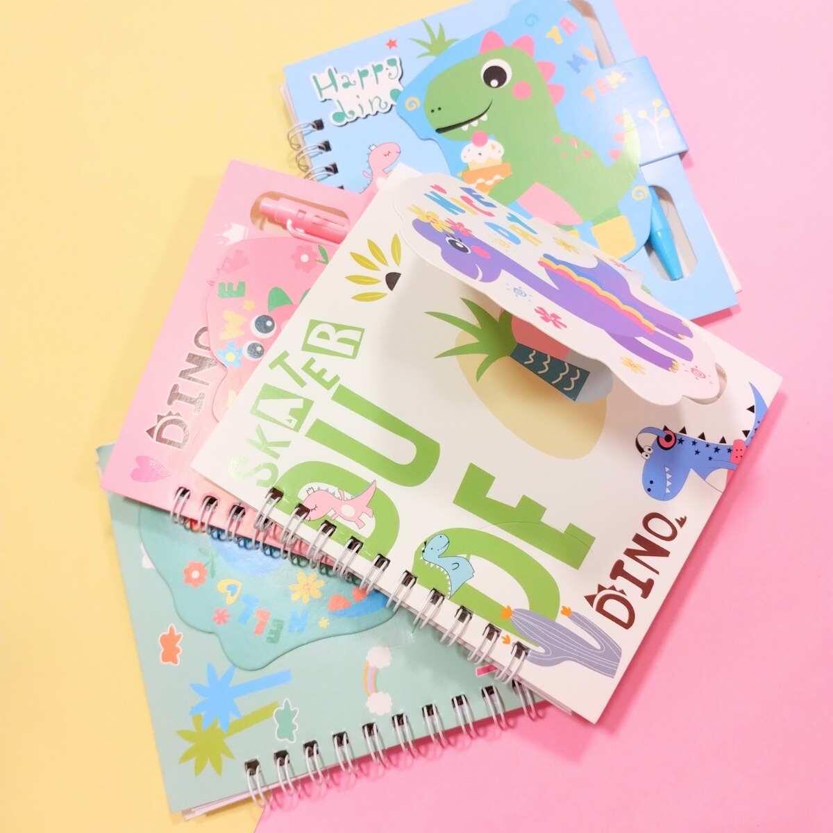 Libreta c/boligrafo Dino - 50 hojas