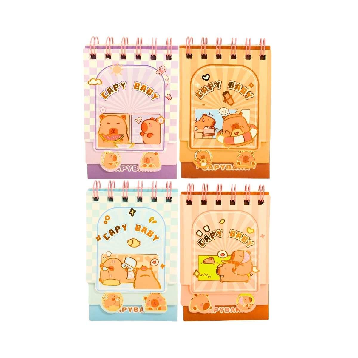 Libreta Capybara A6 Notas x 3 Capas - 60 hojas