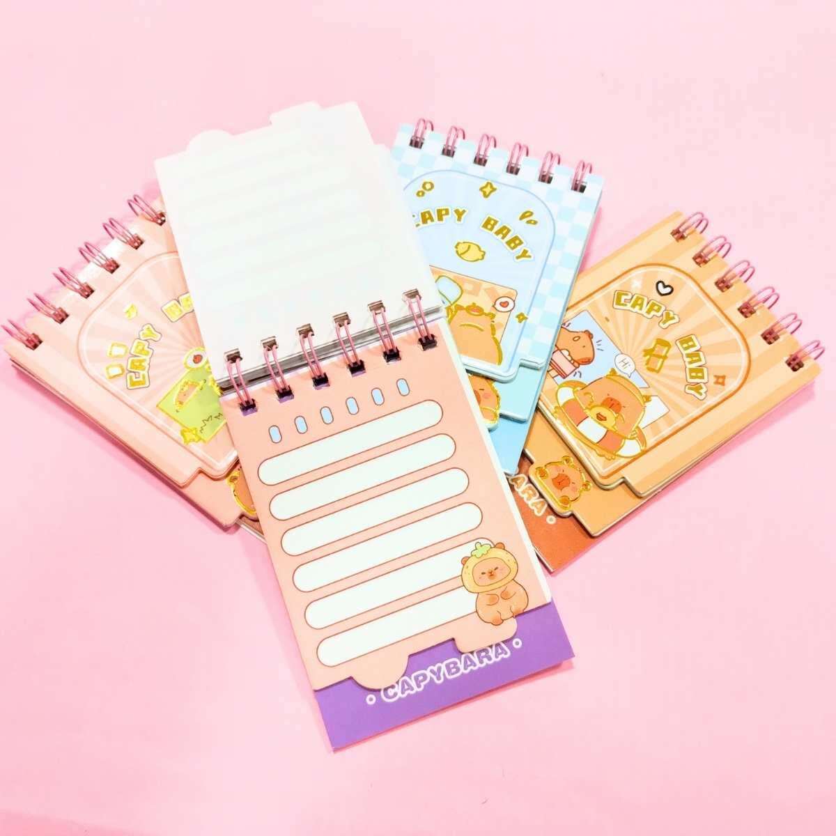 Libreta Capybara A6 Notas x 3 Capas - 60 hojas
