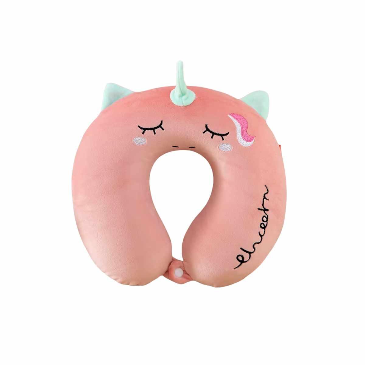 Almohada para cuello Unicornio color pastel