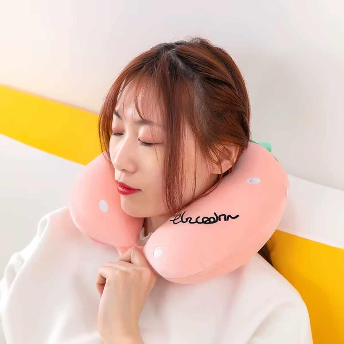 Almohada para cuello Unicornio color pastel