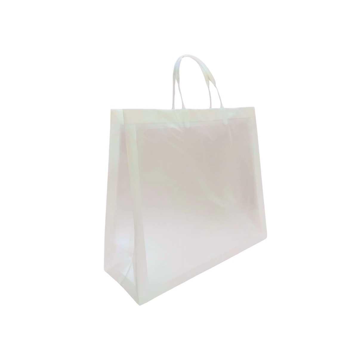 Bolsa de regalo transparente c/manija 26x22,5x10