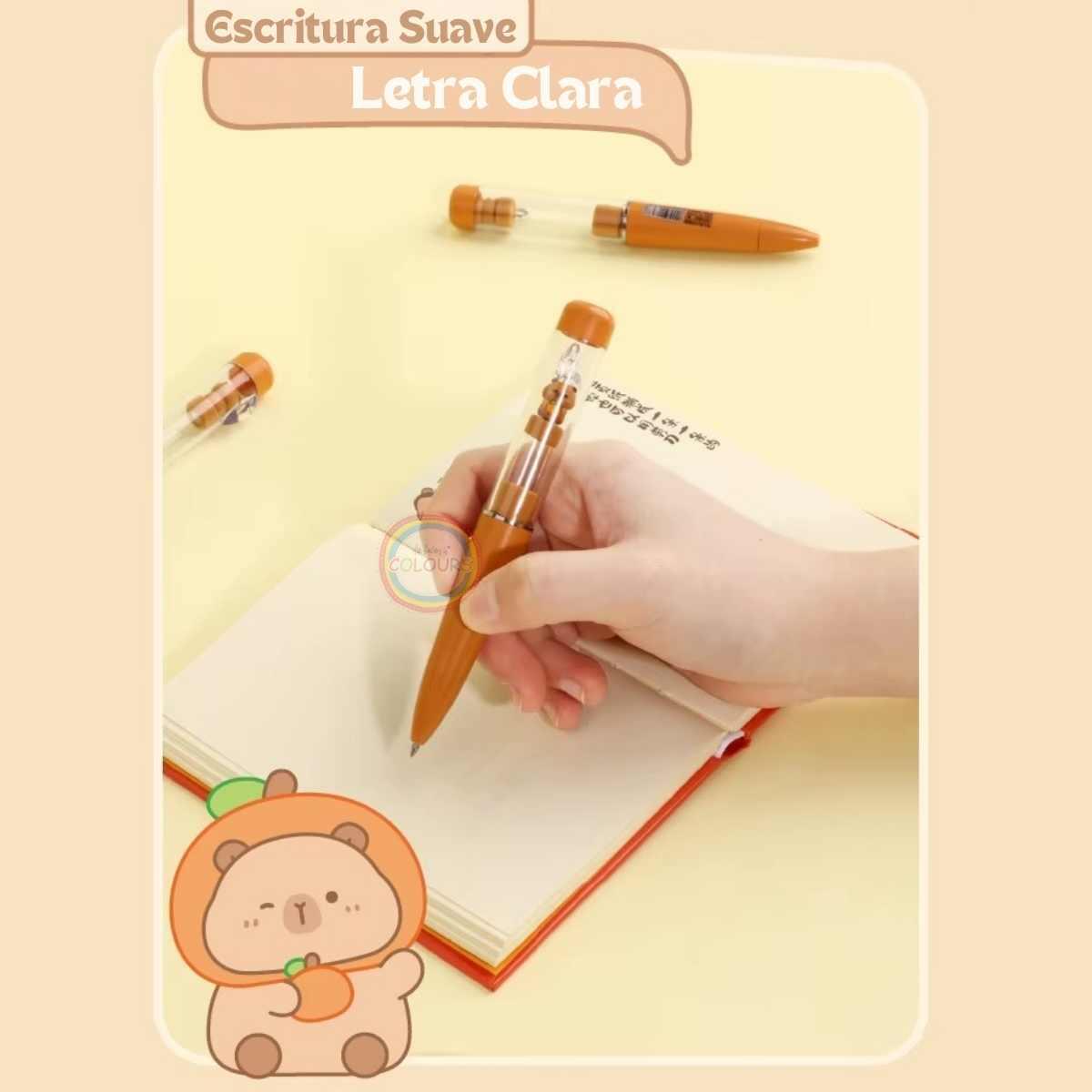 Boligrafo Capybara c/iman - Tinta azul