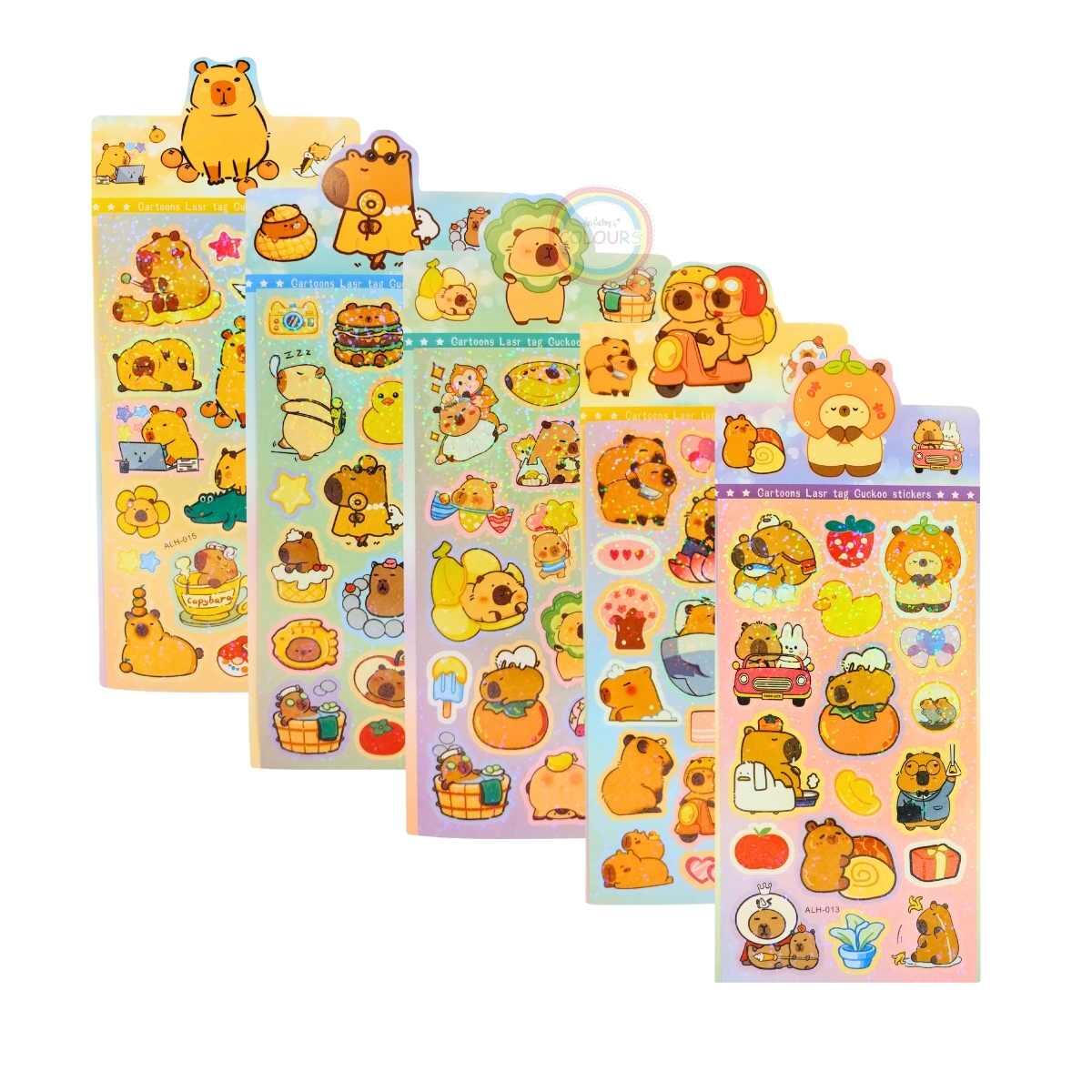 Sticker Capybara c/brillo