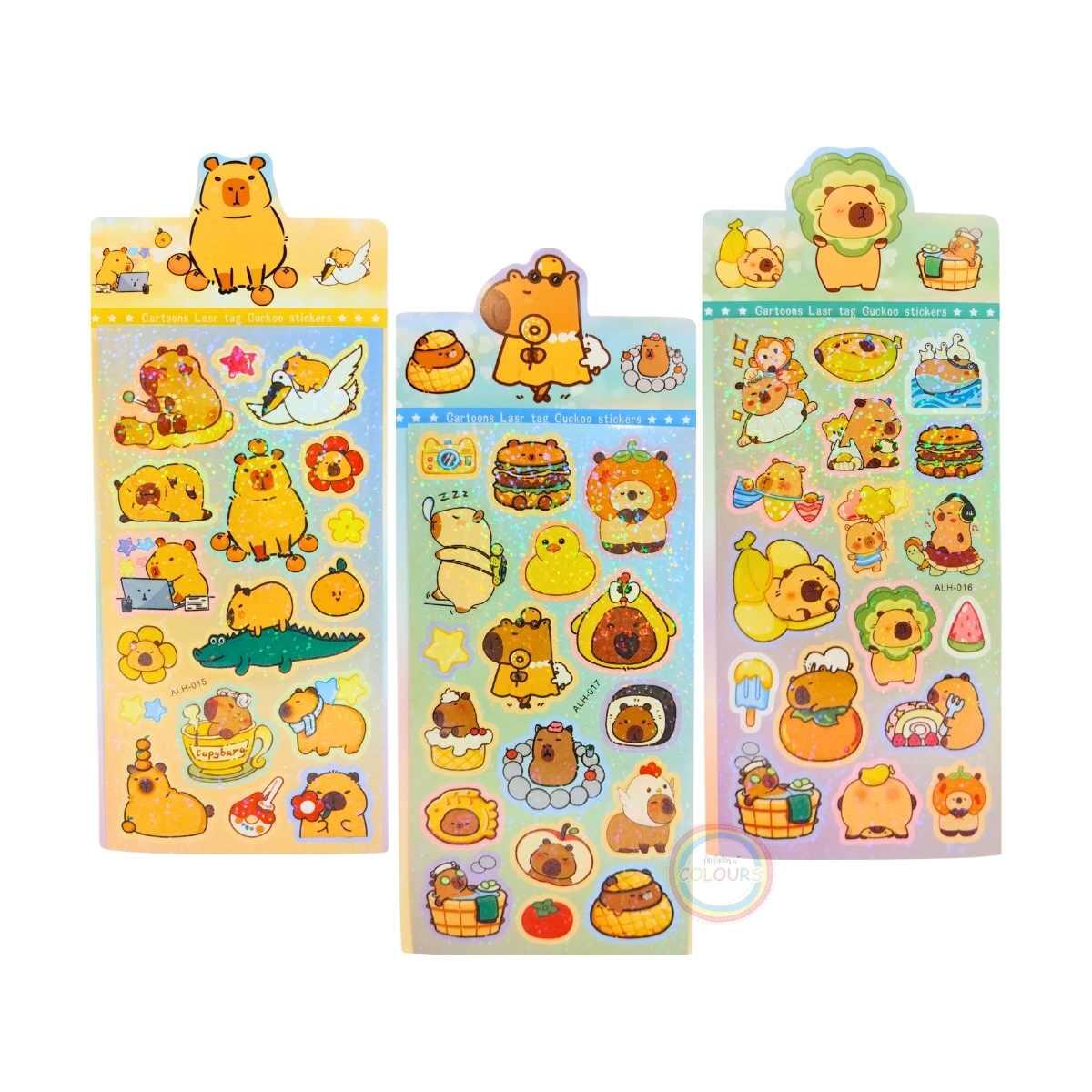 Sticker Capybara c/brillo