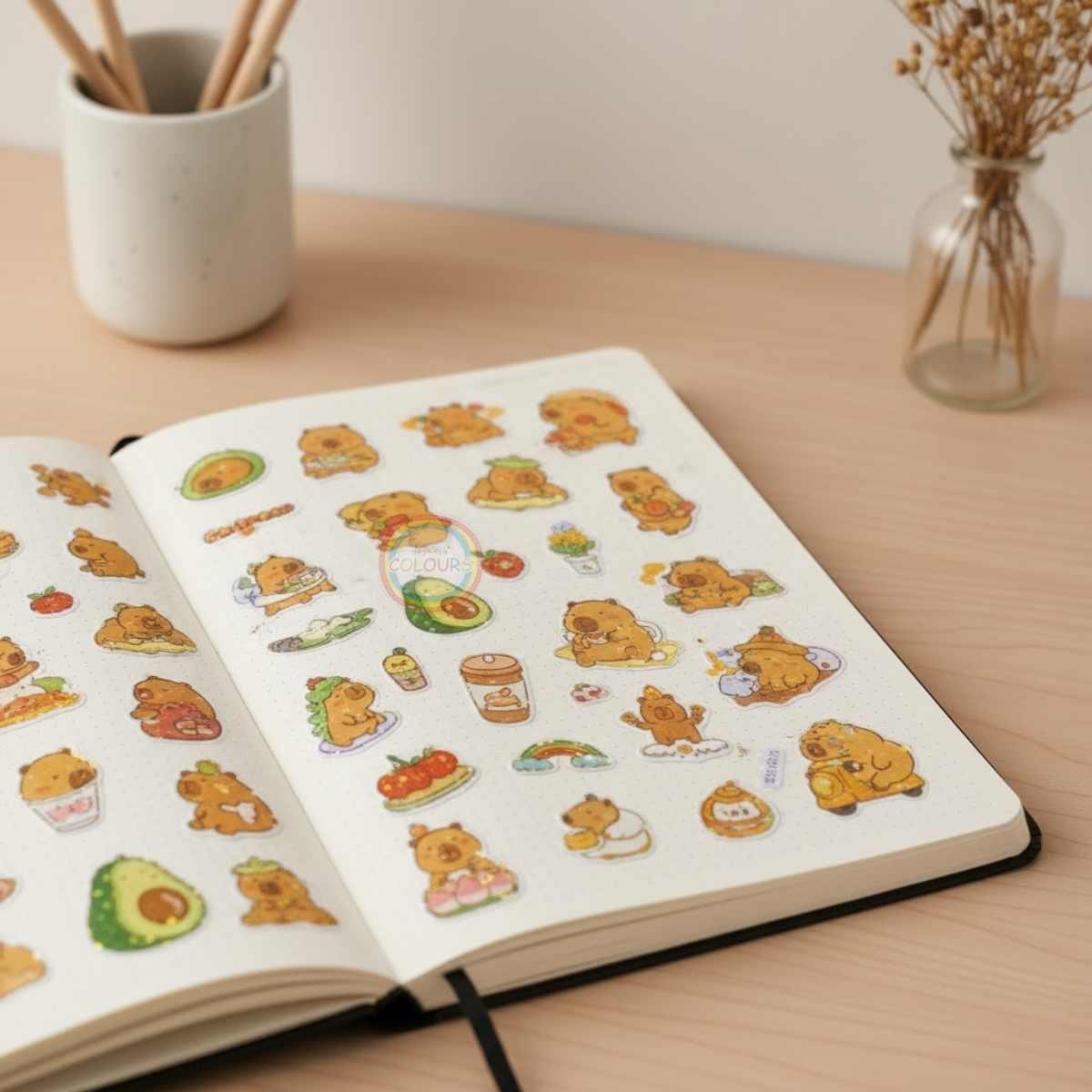 Sticker pop up Capybara
