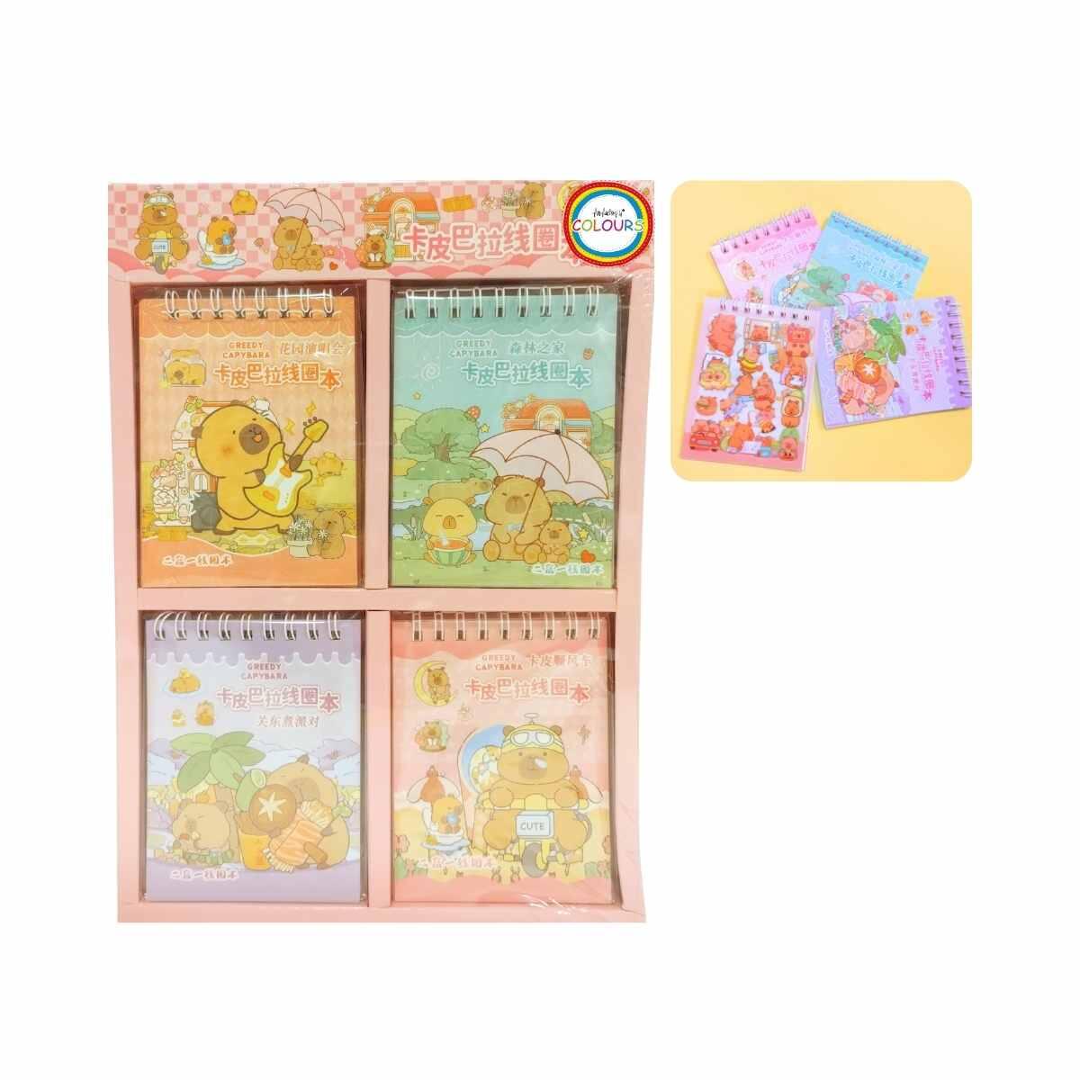 Libreta Capybara c/espiral