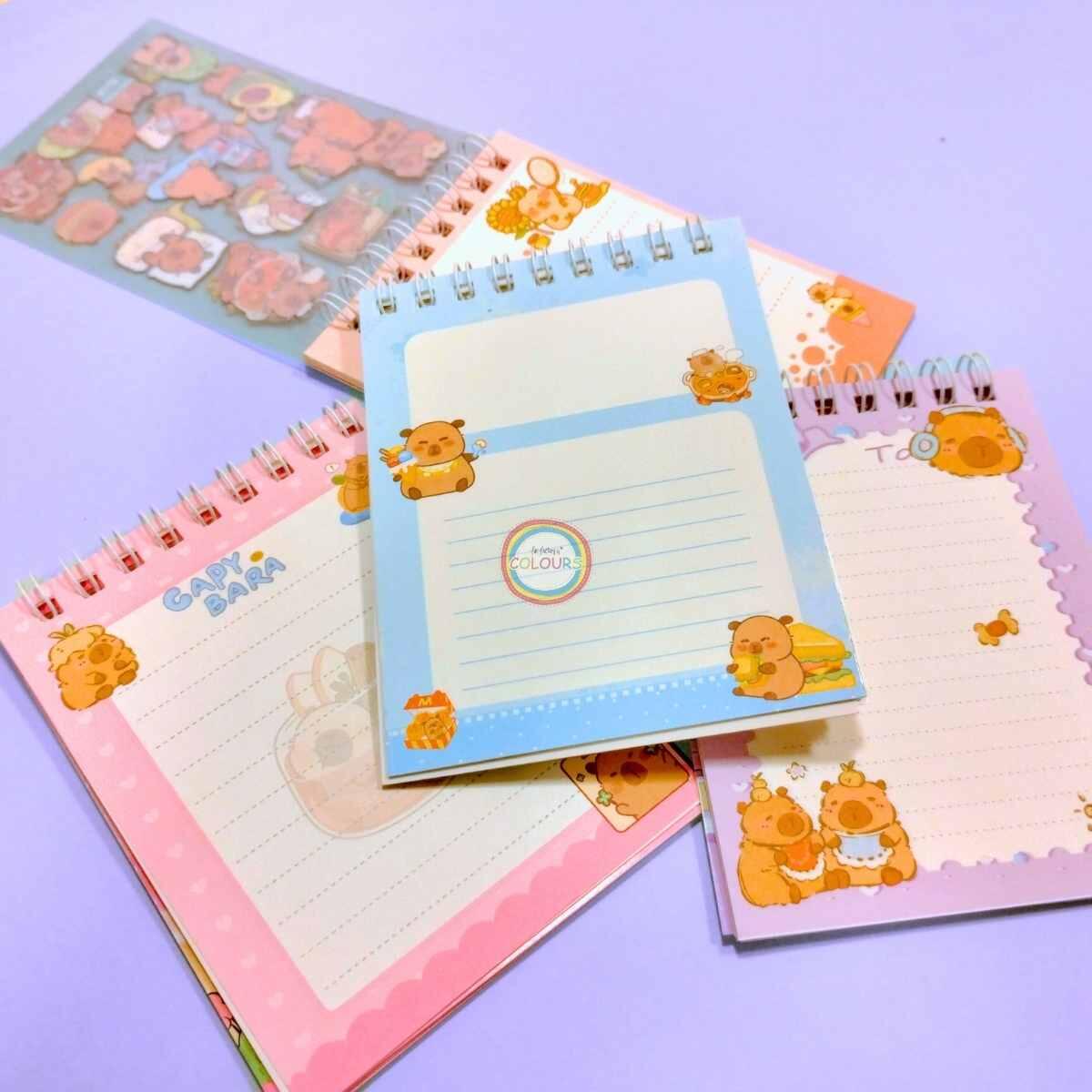 Libreta Capybara c/espiral
