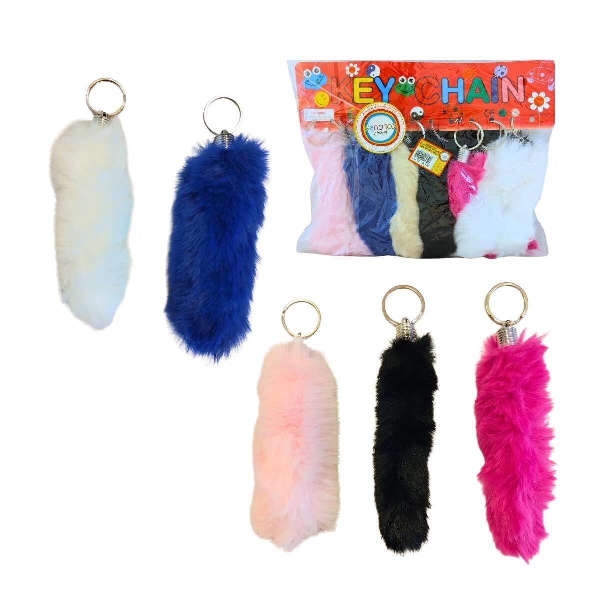 Llavero Peluche cola de zorro