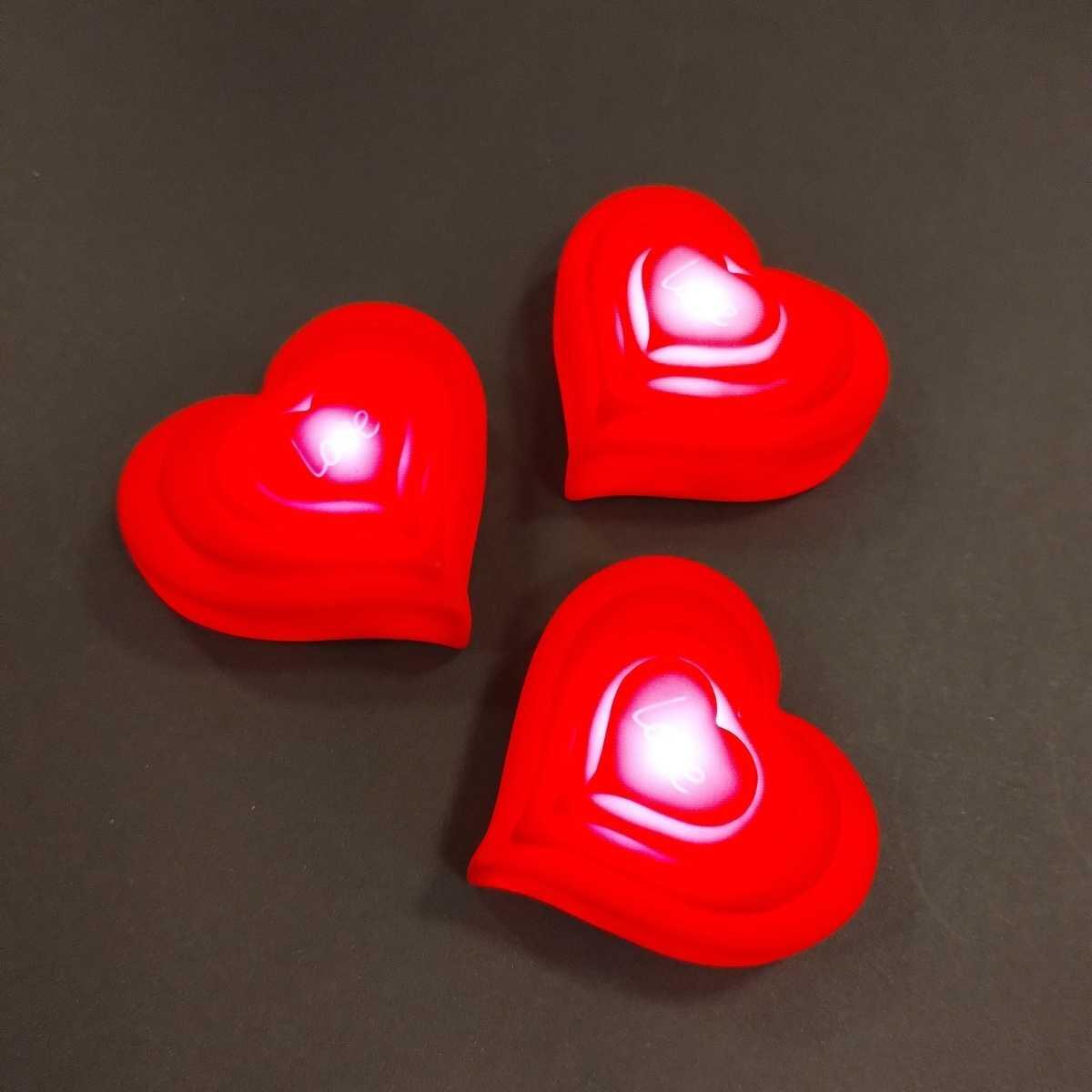 Velador Corazones 3D 