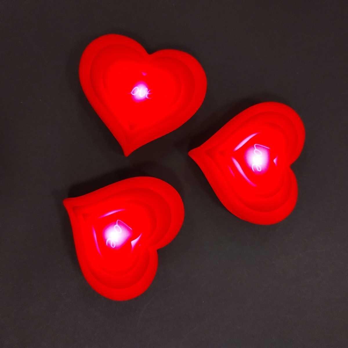 Velador Corazones 3D 
