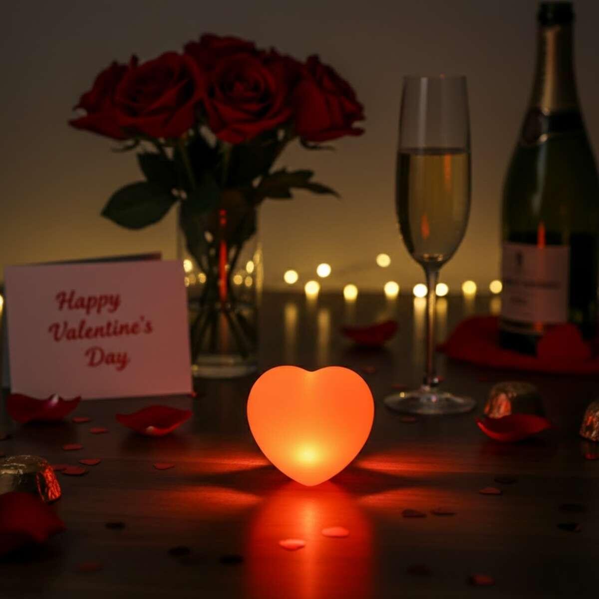 Velador Corazones liso