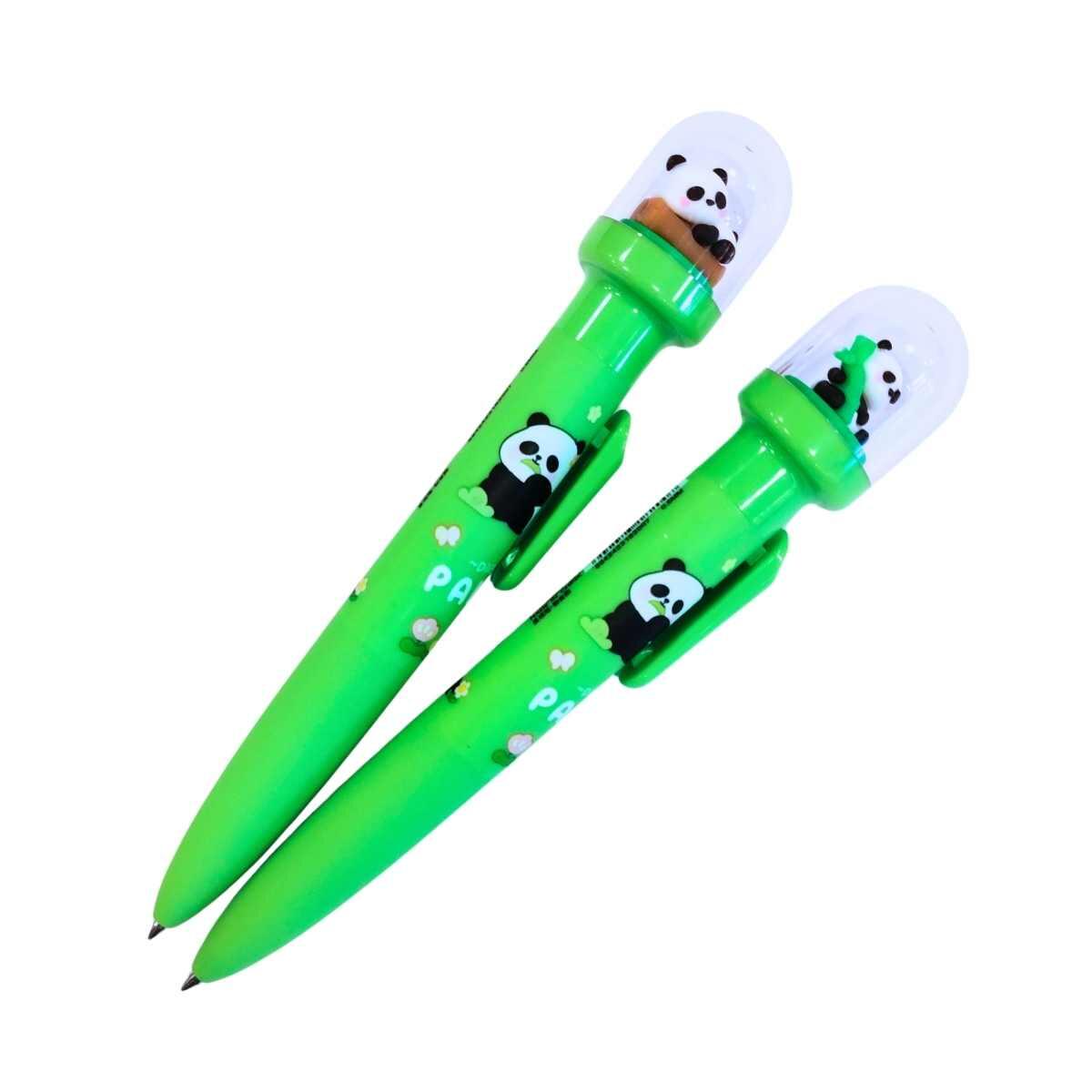 Boligrafo Panda c/burbuja retractil