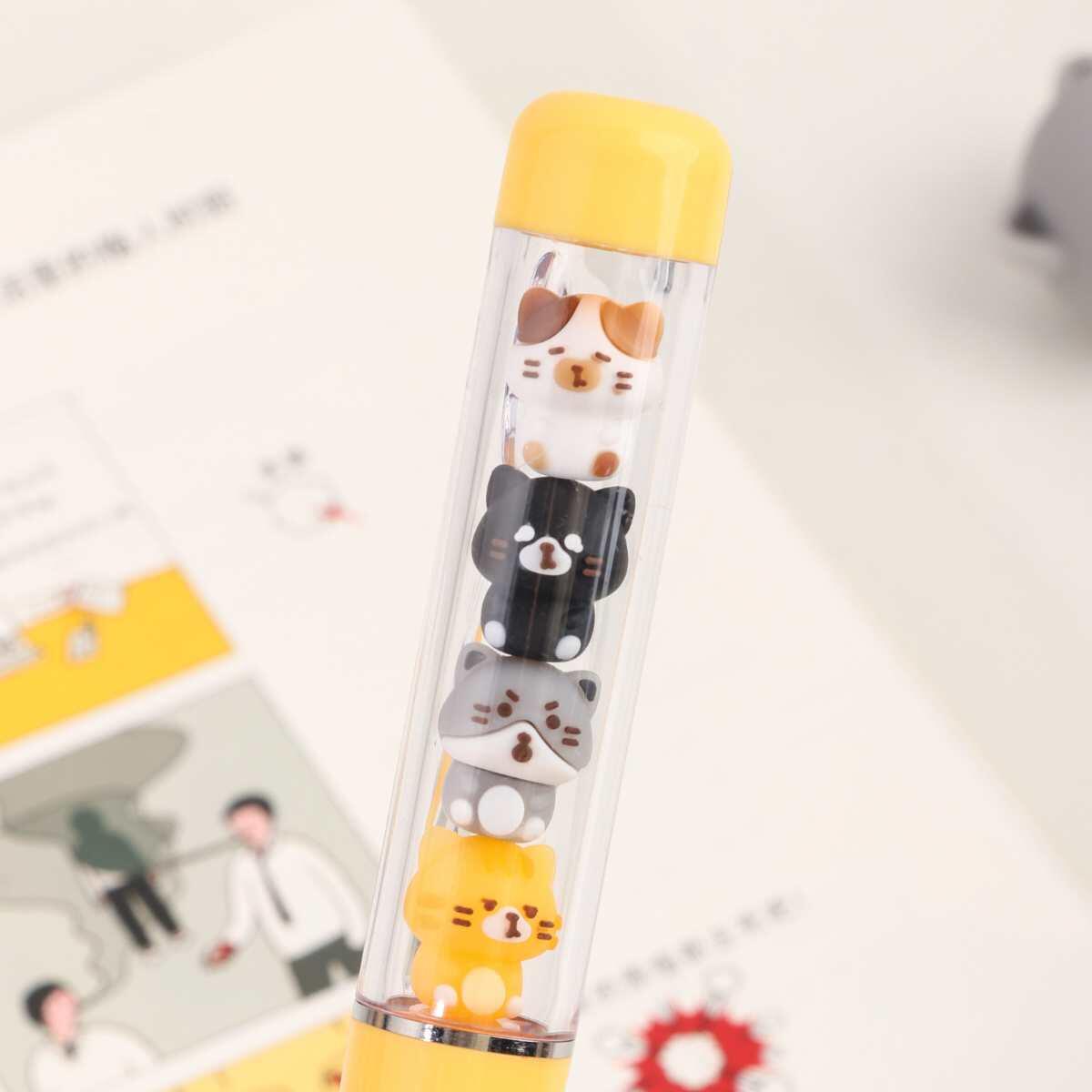 Boligrafo jenga Gatitos retractil- 0.4mm