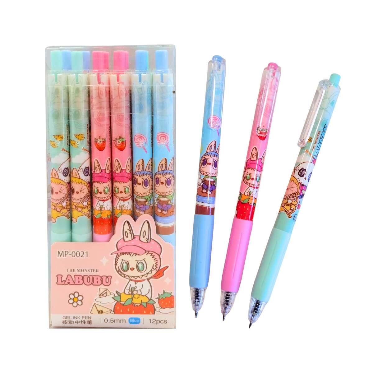 Boligrafo Labubu retractil c/clip - 0.5 mm