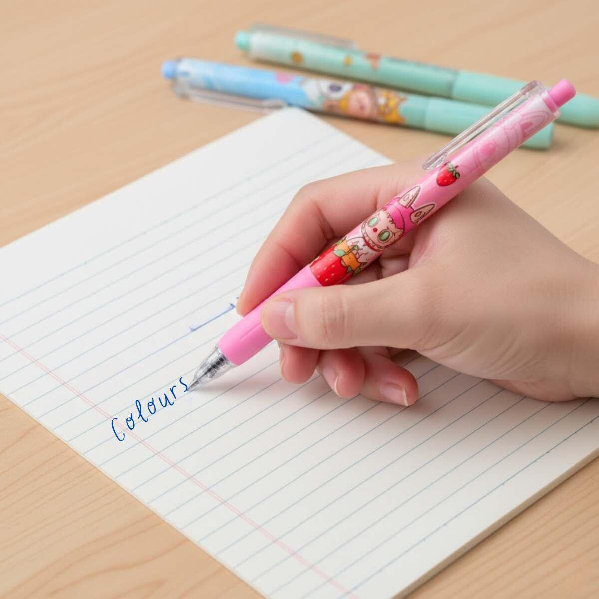Boligrafo Labubu retractil c/clip - 0.5 mm