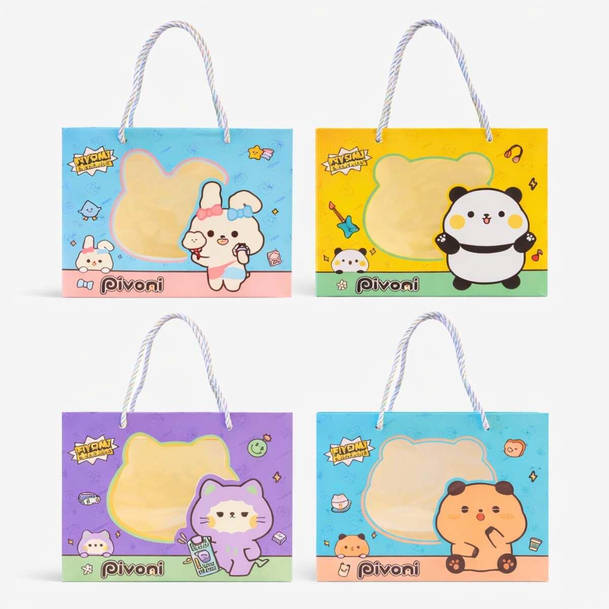 Bolsa de papel Animalitos 19,5x8,5x14,5