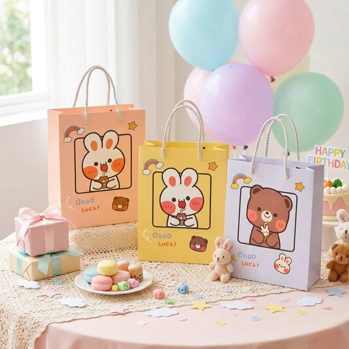 Bolsa de papel Animalitos 14,5x19,5,10