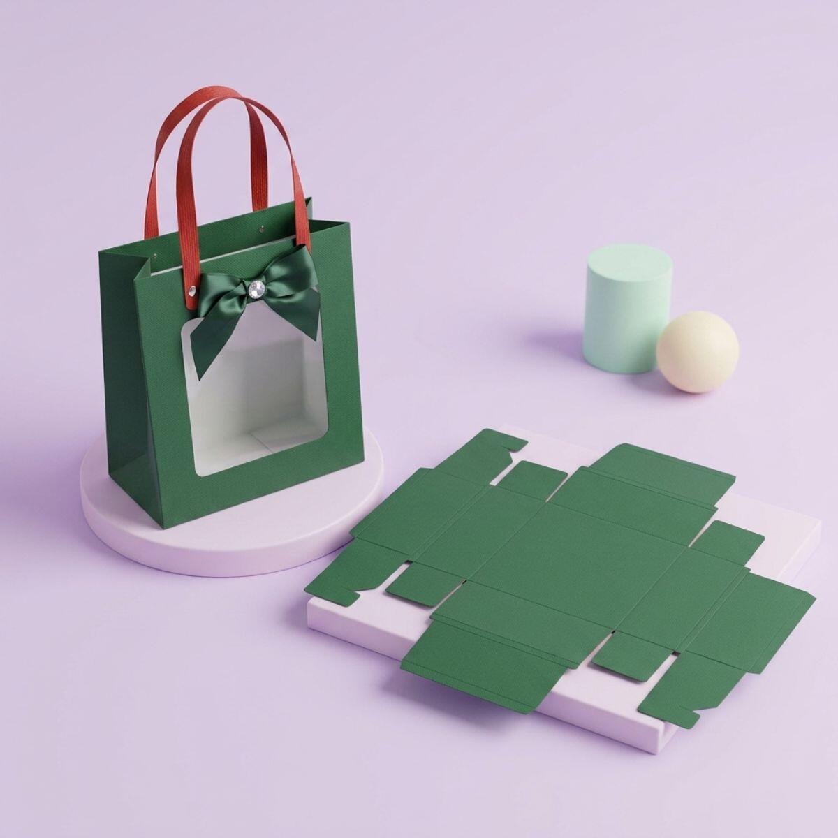 Bolsa de regalo c/moño y caja armable
