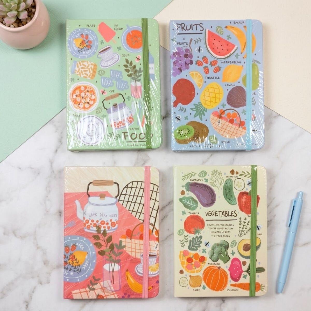 Libreta A5 Food - 80 hojas rayadas
