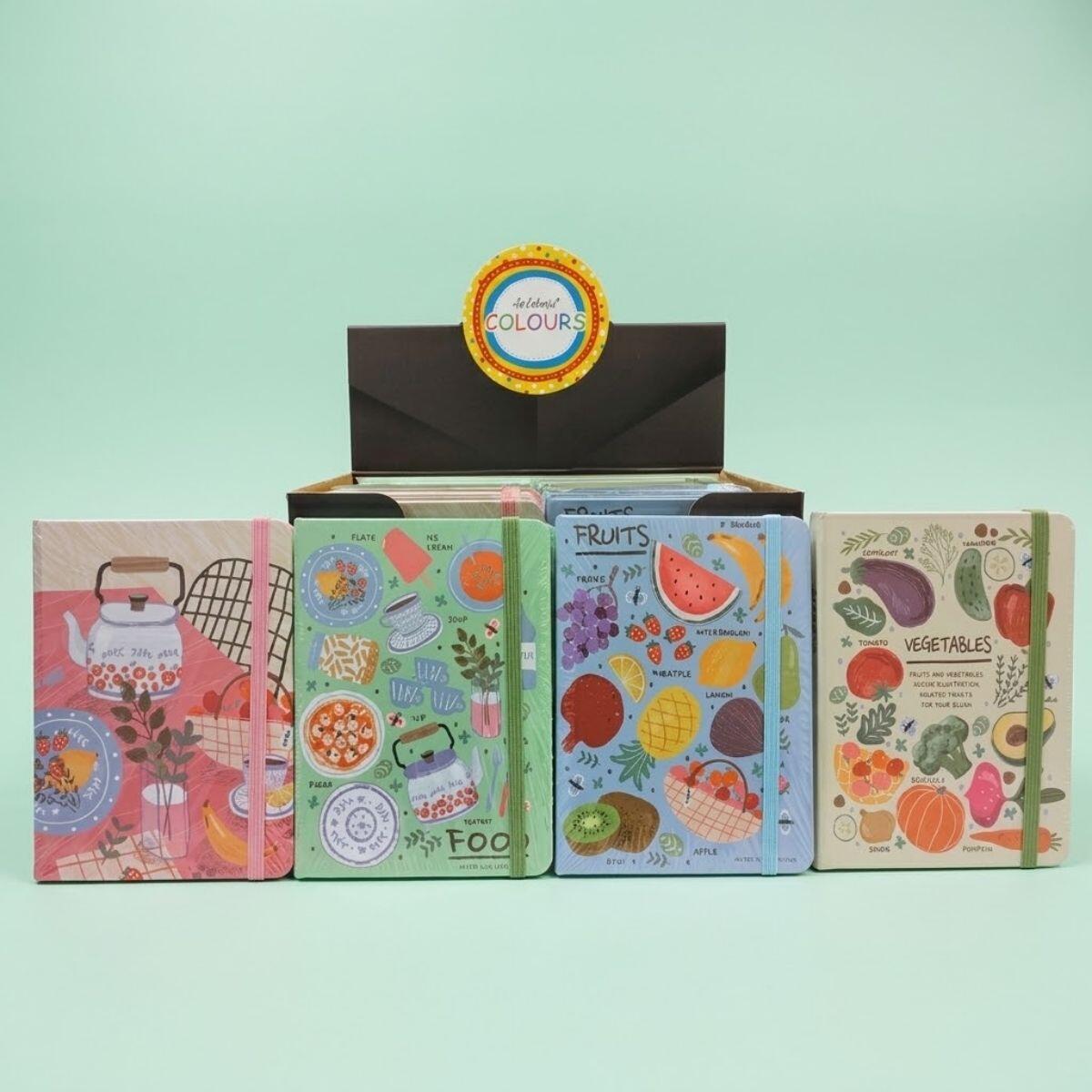 Libreta A6 Food - 80 hojas rayadas