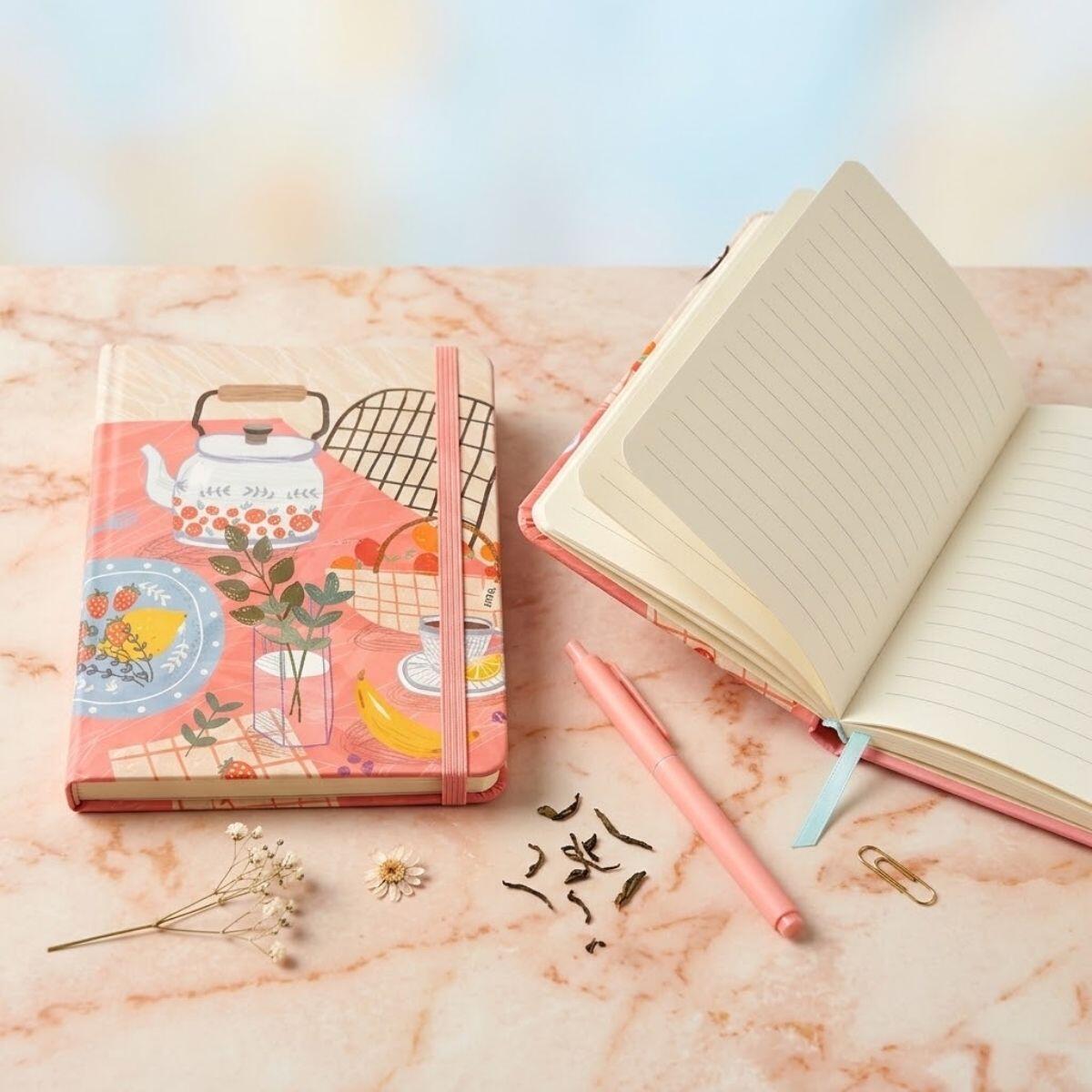 Libreta A6 Food - 80 hojas rayadas