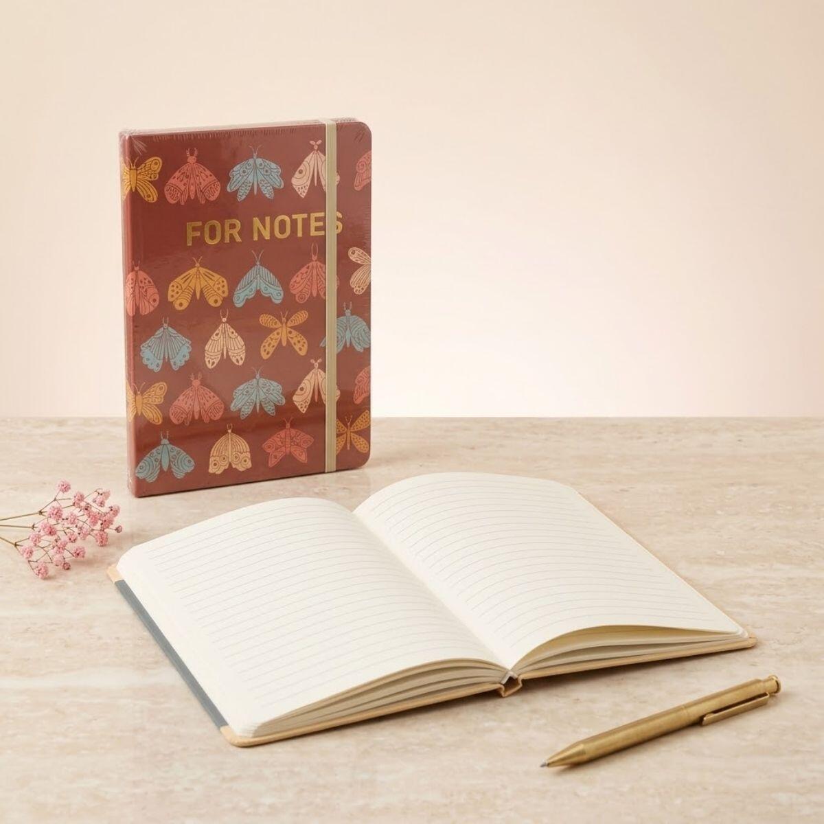 Libreta A6 Butterfly 2 - 80 hojas rayadas
