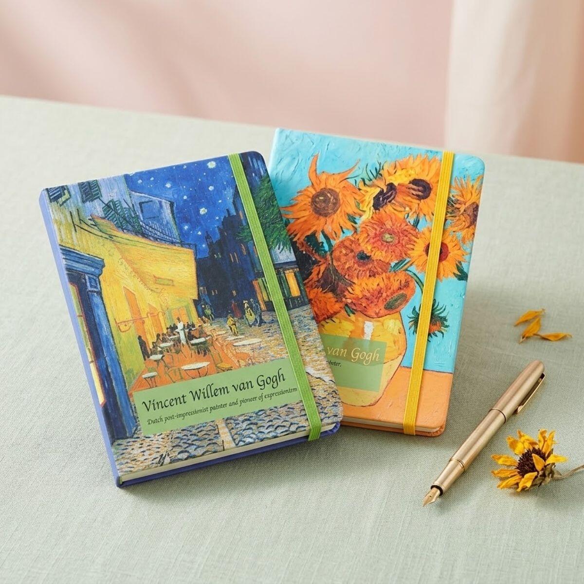Libreta A6 Van Gogh - 80 hojas rayadas