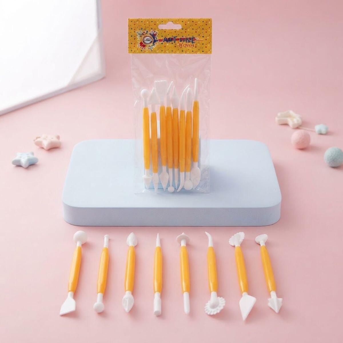 Utiles para ceramica/porcelana  x 8 plasticos