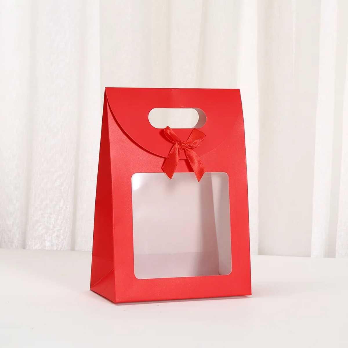 Bolsa de regalo c/ventana 16x12x6cm